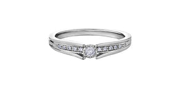 .10CT Diamond Ring: White Gold
