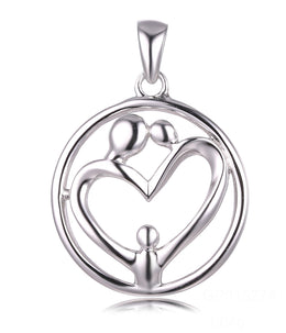 Casablanca Sterling Silver Family Pendant