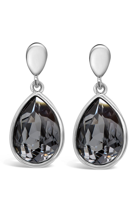 Casablanca Pear Crystal Drop Earrings