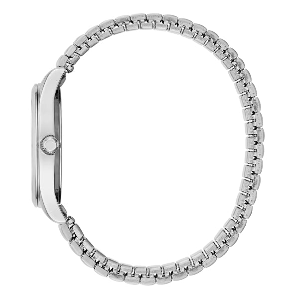 Caravelle Ladies Watch: Silver Tone