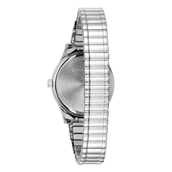 Caravelle Ladies Watch: Silver Tone
