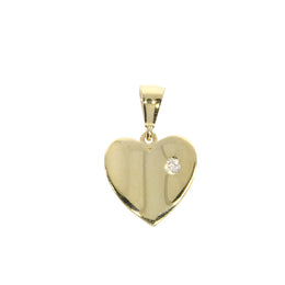 Heart Pendant: Yellow Gold