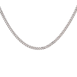 10KT White Gold Singapore Chain