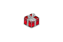 Crystal Present Brooch