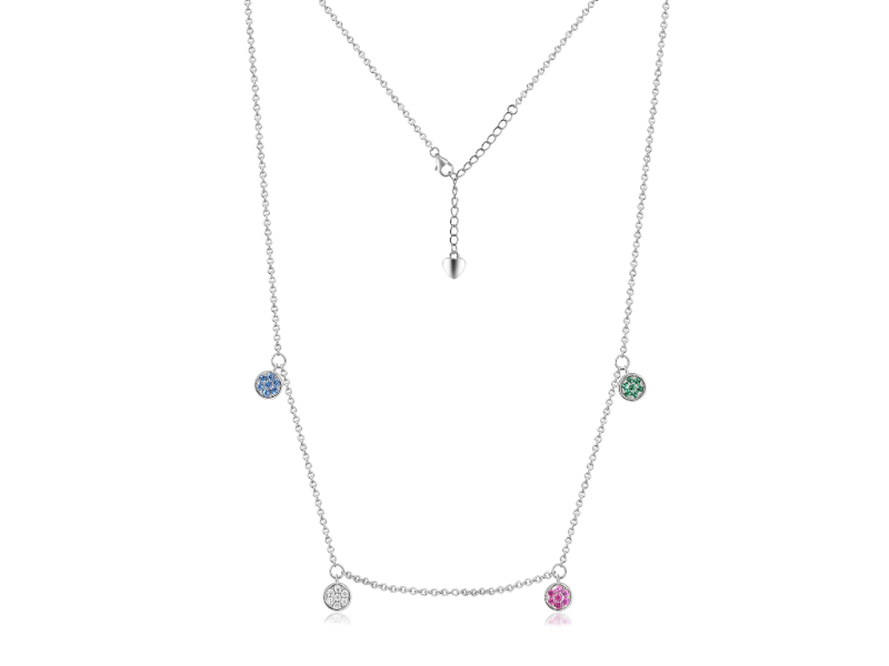 Sterling Silver Colour Necklace