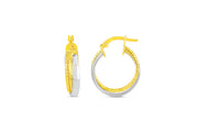 Two Tone Hoops