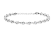 Casablanca Sterling Silver CZ Bracelet