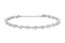 Casablanca Sterling Silver CZ Bracelet