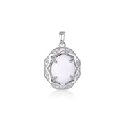 Casablanca Sterling Silver Opal Necklace