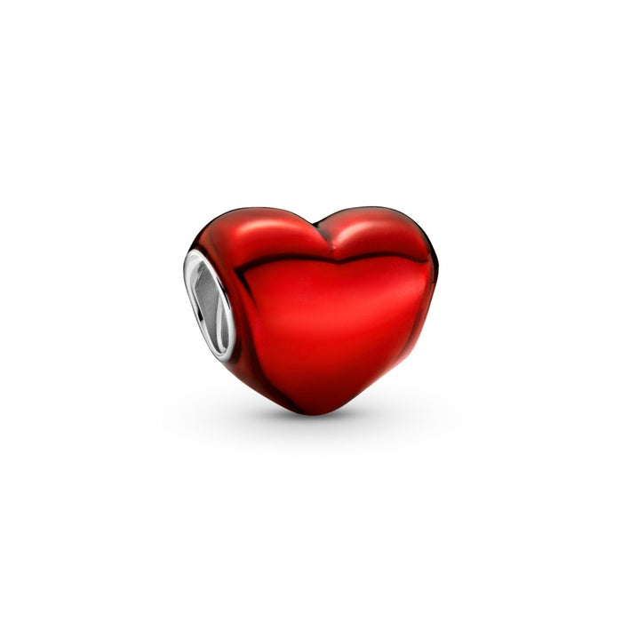 FINAL SALE - Pandora Metallic Red Heart Charm