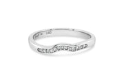Lab Grown Wedding Band 0.06CT