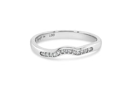 Lab Grown Wedding Band 0.06CT