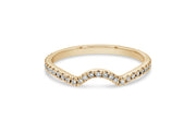 Lab Grown Wedding Band- Yellow Gold .20CT