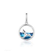 Casablanca Sterling Silver Whale Tail Necklace