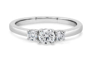 0.50CT Lab Grown Trinity Ring