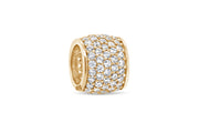 CZ Slider Pendant: Yellow Gold