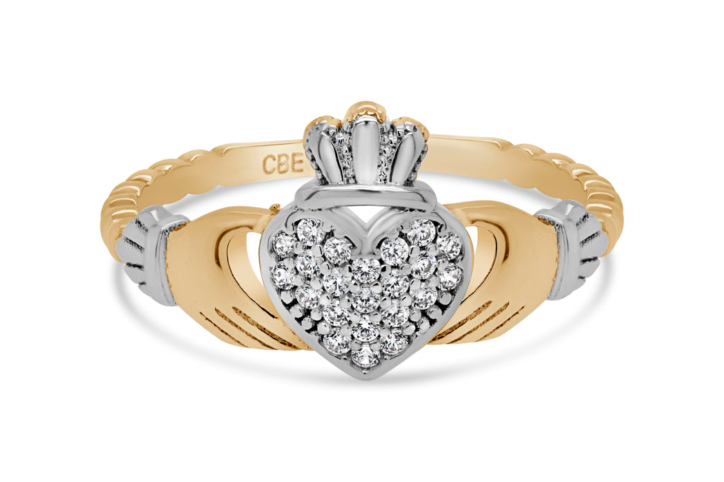 Claddaugh Ring: Yellow Gold