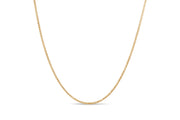 0.9mm 10KT Yellow Gold Wheat Chain