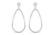 10kt Stovepipe Hoop Earring