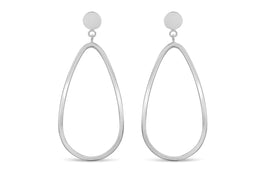10kt Stovepipe Hoop Earring