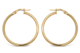 10kt Yellow Gold Hoop Earrings