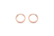 2.0mm Rose Gold Hoop Earrings