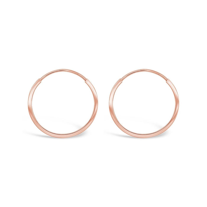 Rose Gold Stovepipe Hoops
