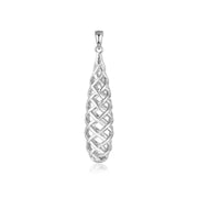 Casablanca Sterling Silver Drop Necklace