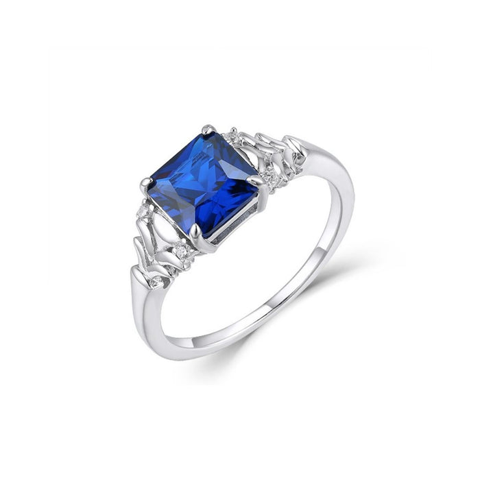 Casablanca Sterling Silver Sapphire Ring