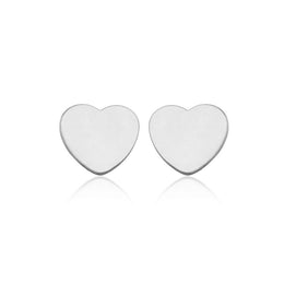 Steelx Stainless Steel Heart Stud Earrings