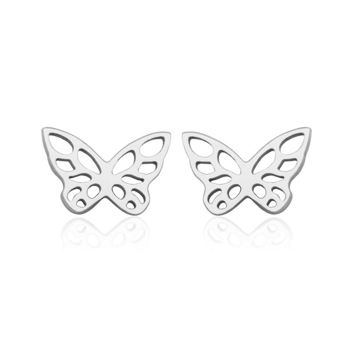 Steelx Butterfly Stud Earrings