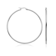 Steelx 60mm Stainless Steel Hoop Earrings