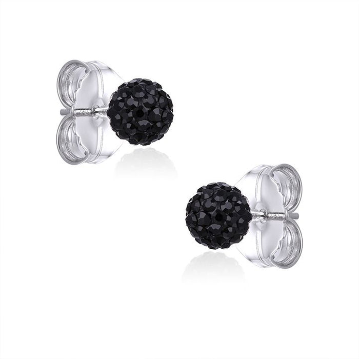 Casablanca 6MM Crystal Ball Stud Earrings