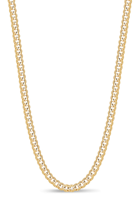 Yellow Gold Curb Chain- 22"