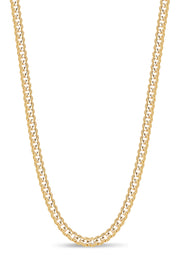 Yellow Gold Curb Chain- 24