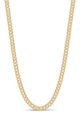 Yellow Gold Curb Chain- 24
