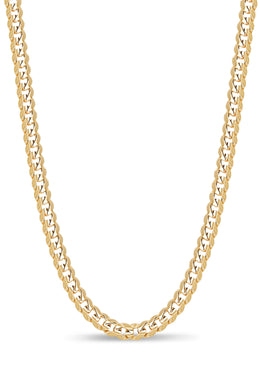 Yellow Gold Curb Chain- 20