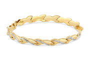Two-Tone White & Yellow Gold Bracelet
