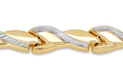 Two-Tone White & Yellow Gold Bracelet