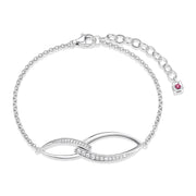 Elle Sterling Silver Swing Bracelet
