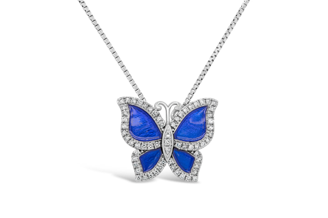 .25CT Diamond Butterfly Pendant
