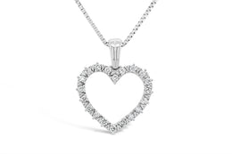 .25CT Diamond Heart Necklace