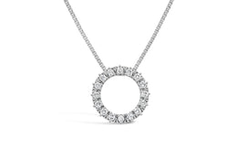.25CT Diamond Circle Pendant