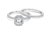 .63CT Diamond Emerald Cut Set
