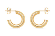 Yellow Gold Hoop Earrings