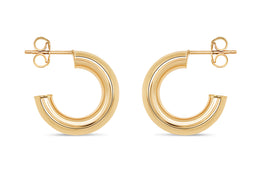 Yellow Gold Hoop Earrings