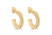 Yellow Gold Hoop Earrings