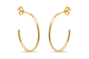 Yellow Gold Hoop Earrings