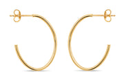 Yellow Gold Hoop Earrings
