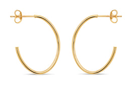 Yellow Gold Hoop Earrings